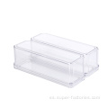 Caja de almacenamiento transparente con tapa para frutas / verduras / carne